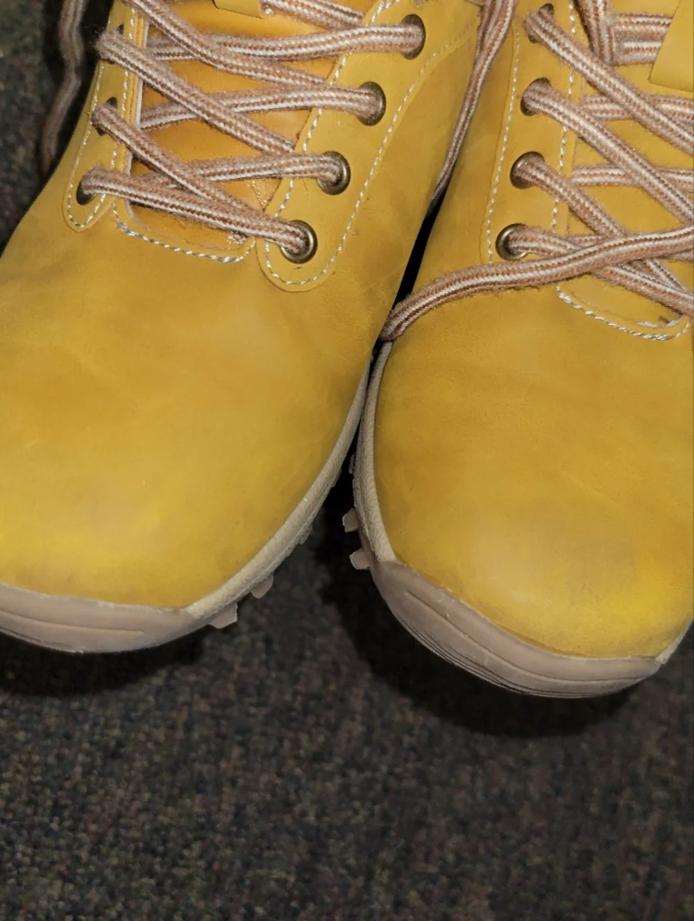 Cozy Fur-Lined Tan Lace-Up Boots